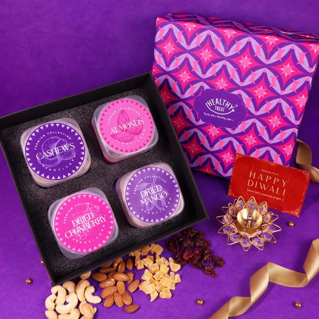 Gladbites Premium Dry Fruit Diwali Gift box