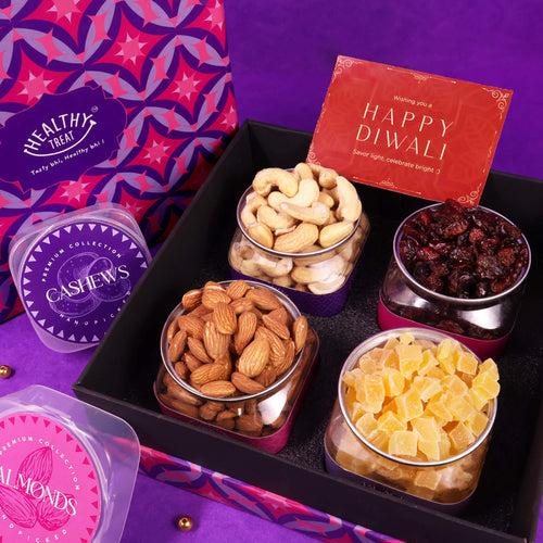 Gladbites Premium Dry Fruit Diwali Gift box