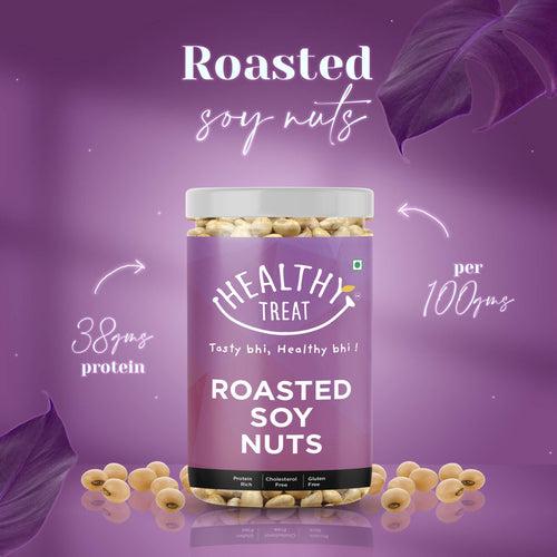 100% Roasted Soyabean | Protein-Packed | 240 gm (Pack of 3 80g Each)