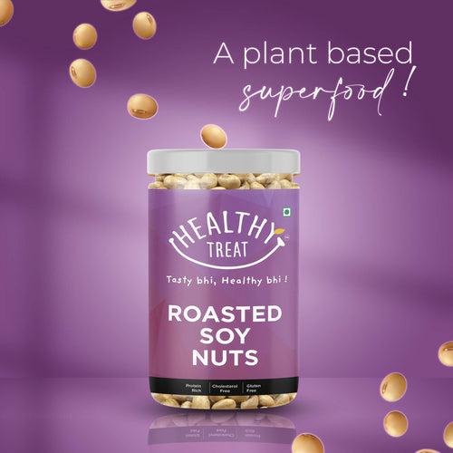 100% Roasted Soyabean | Protein-Packed | 240 gm (Pack of 3 80g Each)