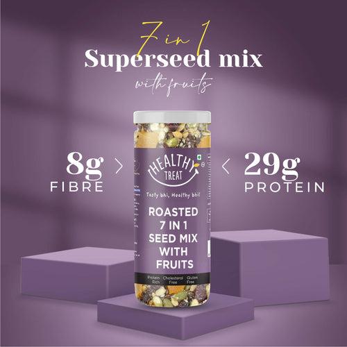 Roasted 7 in 1 Seed Mix with Fruits - Tangy & Nutritious 150gm