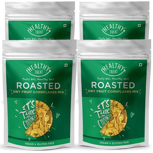 Roasted Dry Fruit Cornflakes Mix 600 gm | Pack of 4