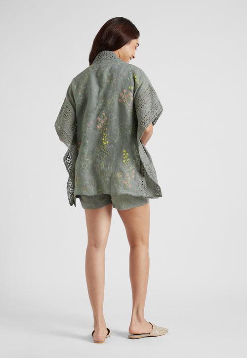 Walk in the Clouds Short Kaftan Co-ord