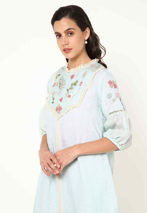 Flower Rain Coal Tunic & Pant