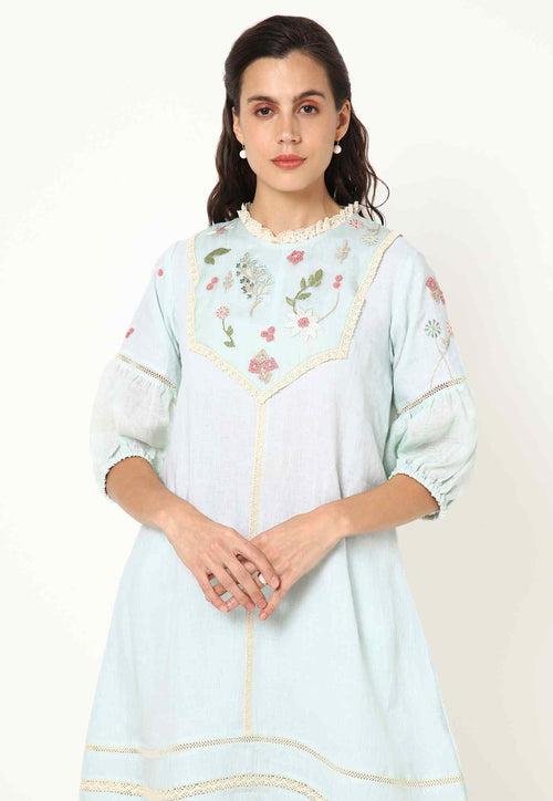 Flower Rain Coal Tunic & Pant