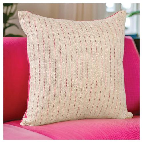 Soft Gold Cushions with Pink Specks - Set of 2