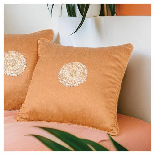 Gota Motif Cushion - Copper