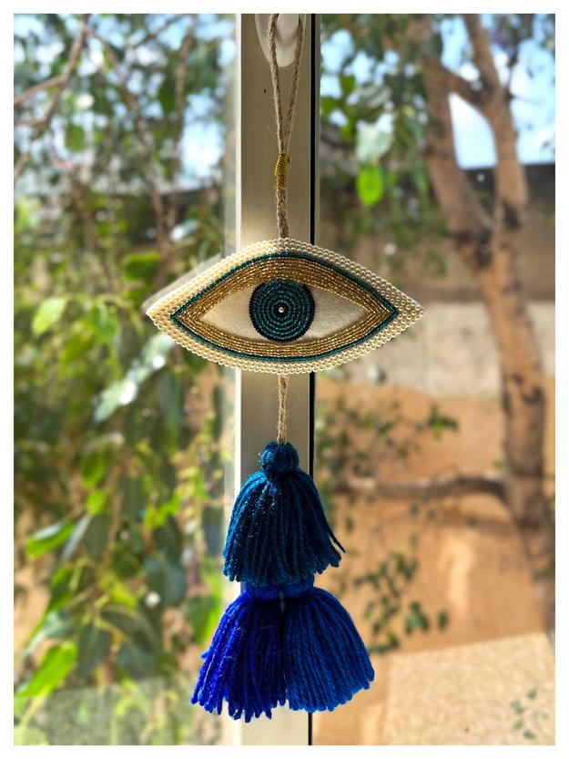 Decorative Eye Hanging - Blue