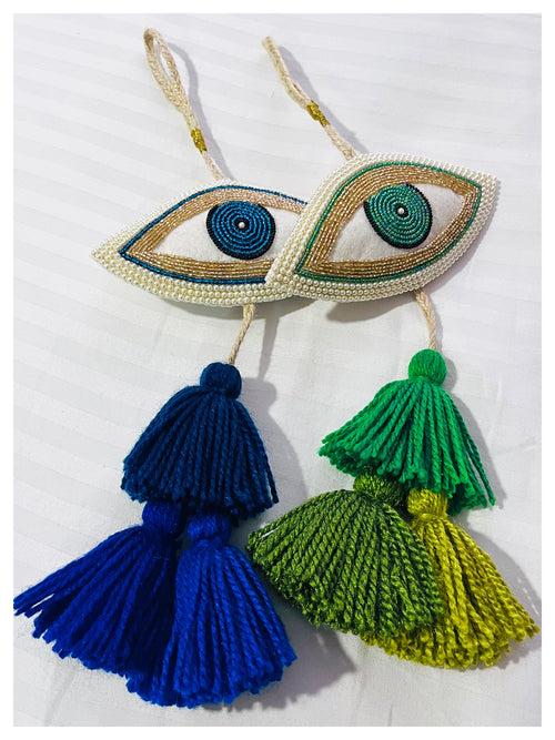 Decorative Eye Hanging - Green