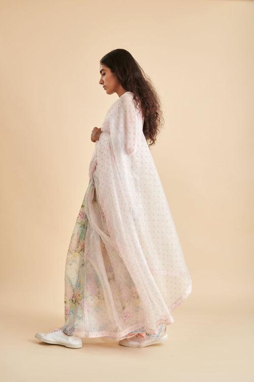 Half and Half Posy Sari