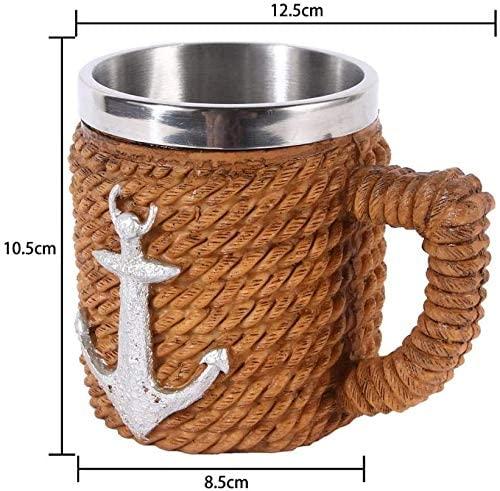 Anchor Stainless Steel Resin Coffee Mug
