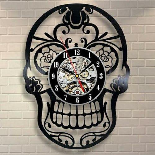 Skull Wall Clock