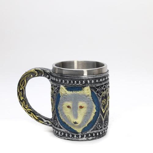 Wolf Head Tankard Coffee Mug