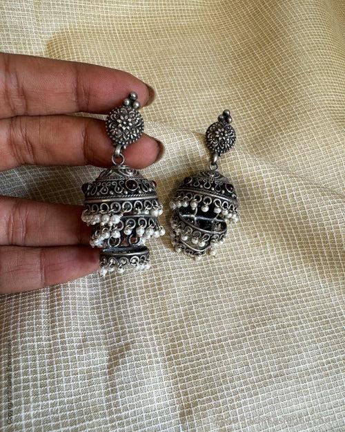 AS-W16891 Silver Jhumka