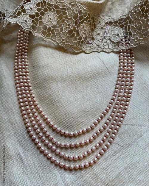 AJ-W16466 Rose Pearls Mala