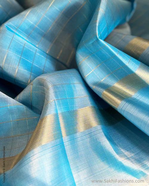 DP-X00510 Kanchi Skyblue Dupatta