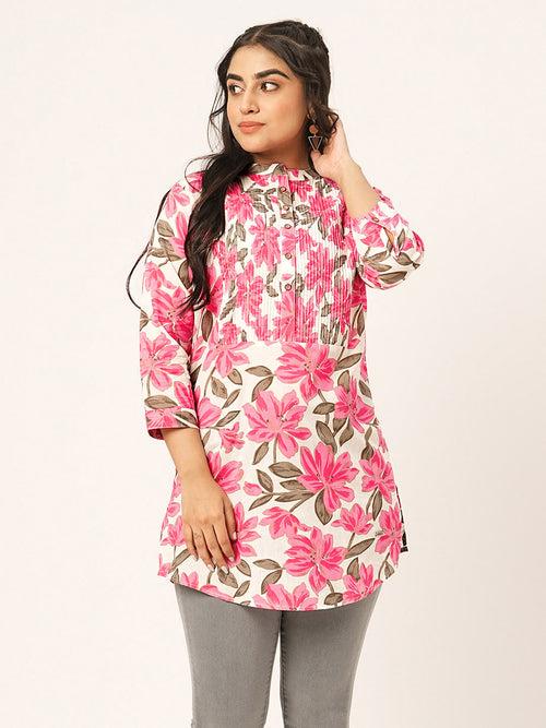 Buy Pink Cotton Tunics for Women Comfort Fit Online - Zola