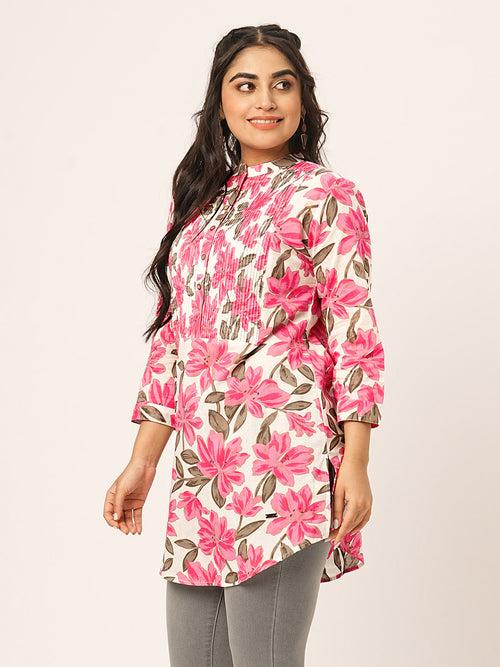 Buy Pink Cotton Tunics for Women Comfort Fit Online - Zola