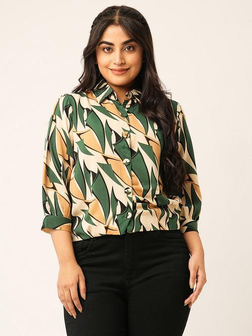 Buy Green Comfort Fit Synthetic Tops for Women Online India - Zola