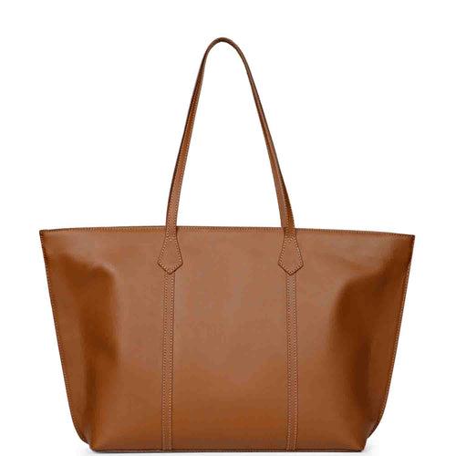 Favore Tan Womens  Leather Structured Shoulder Bag