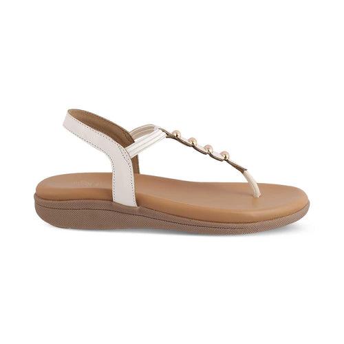 The Velencia White Women's Casual Flats Tresmode