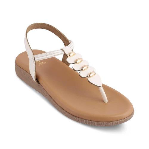 The Velencia White Women's Casual Flats Tresmode