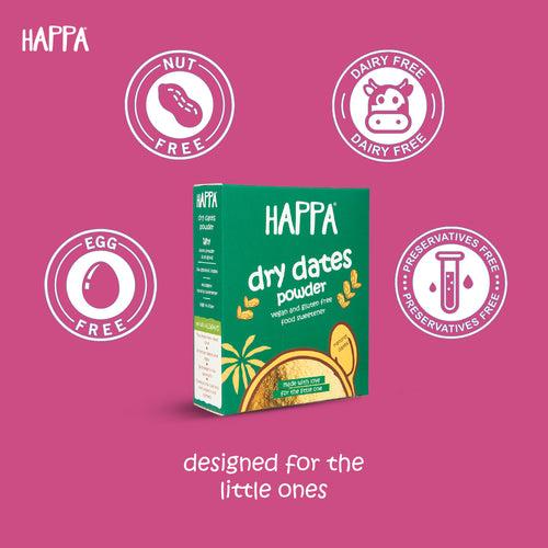 Happa Dry Dates Powder | Healthiest Sweetner | Milk add on for little ones |