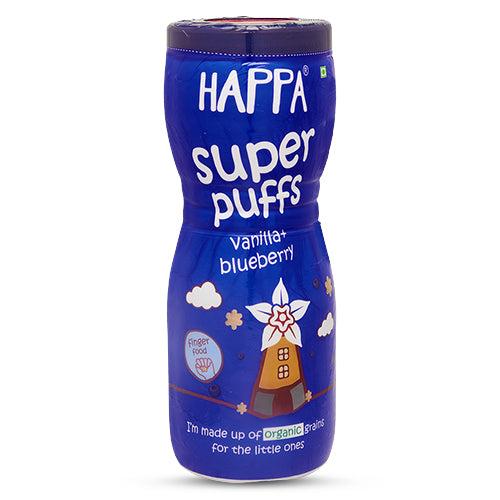 Happa organic Multigrain super puffs, variety pack of (VB+SB+AC)-3