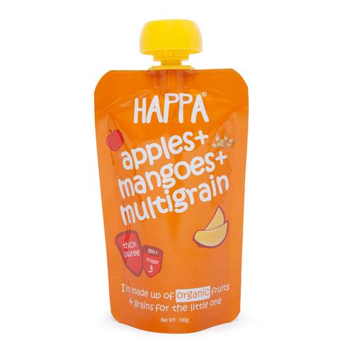 Happa Fruit, Veggie and Grain Puree Trial Pack of 8