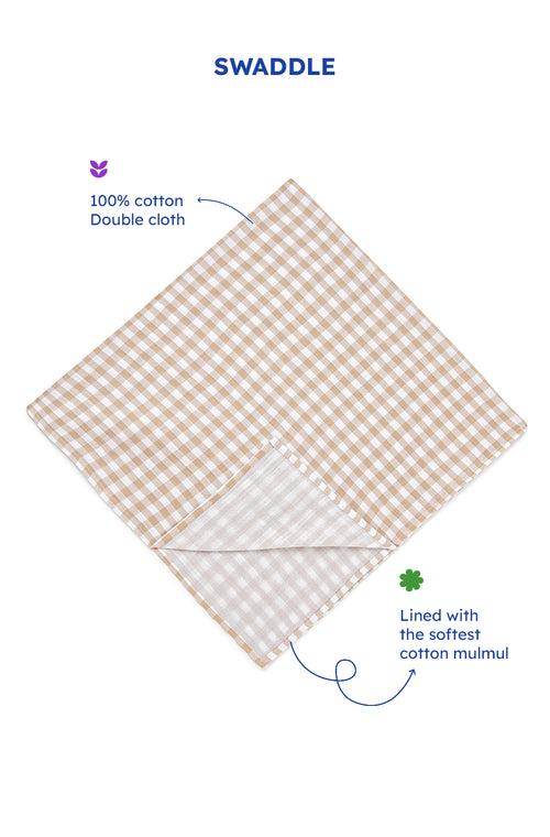 Summer Friendly Swaddles-Beige