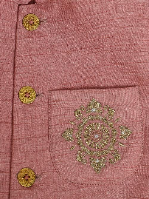 Riwayat Bandhgala for Baby Boys - Pink