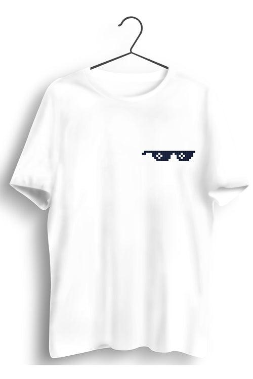 Thug Life Graphic Printed White Tshirt