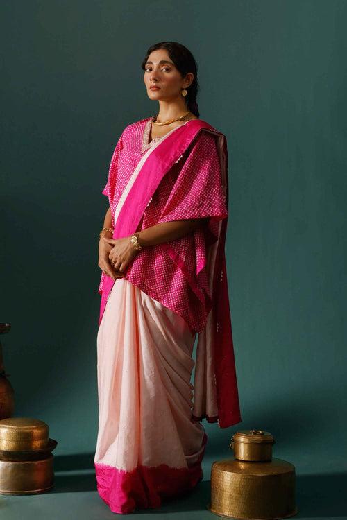 Haze Saree - Pink