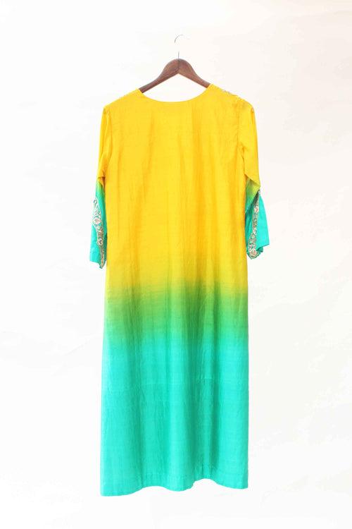 Safa Kurta - Yellow Green