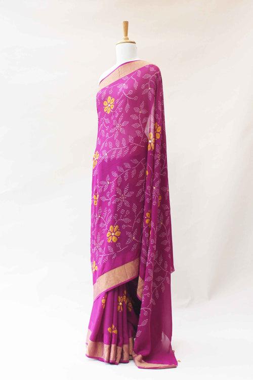 Nyshaa Saree - Magenta