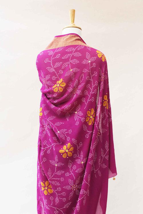 Nyshaa Saree - Magenta