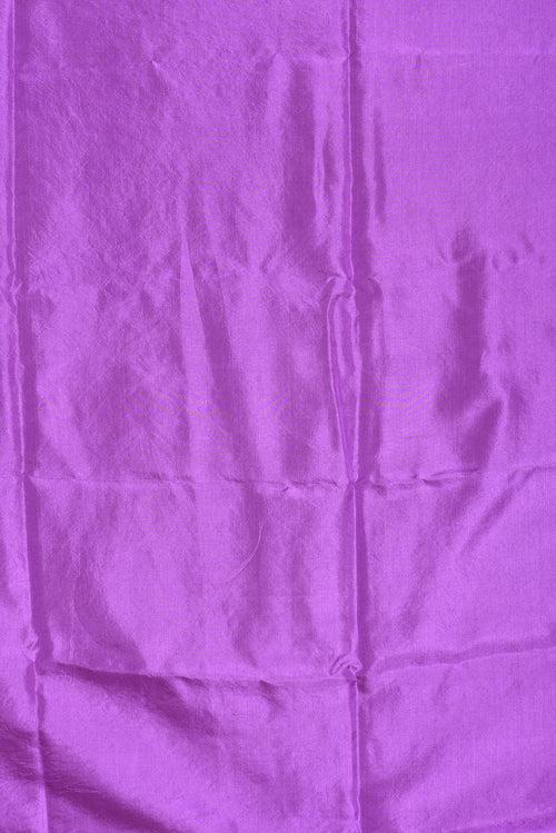 Bandhani on Organza Saree - Lavender