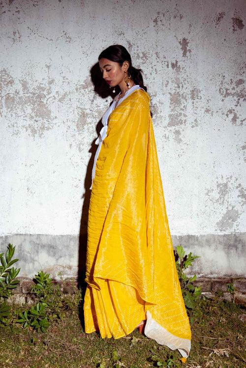 Chandra Saree - Yellow