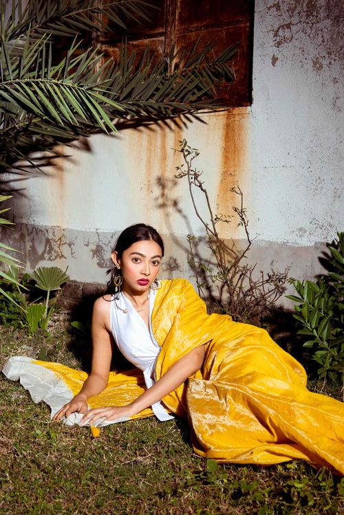 Chandra Saree - Yellow