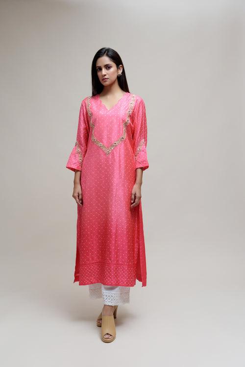 Safa Kurta - Peach