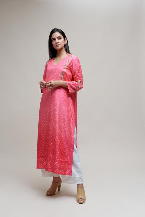 Safa Kurta - Peach