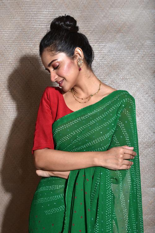 Veni Saree - Green