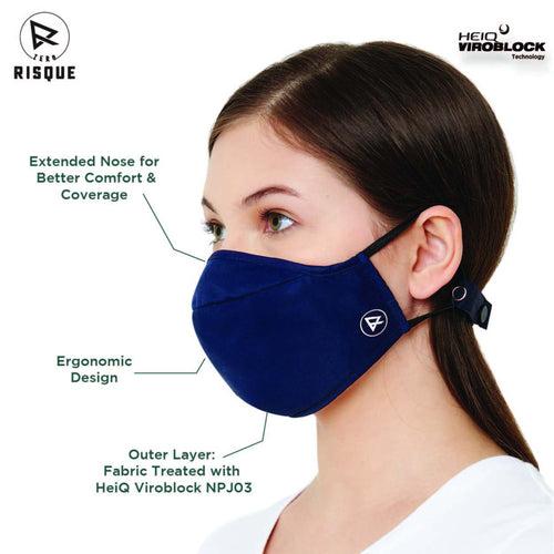 Family Pack : Re-usable Face cover with Headband Adjuster (Pack of 7)