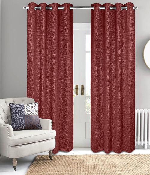 Tic-Tac Woven Chenille Viscose Jacquard Curtains For living room