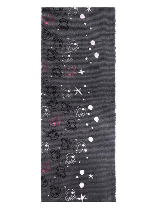 Saral Home Peppa Pig Cotton Printed Anti-Skid Runner-45x120-Black