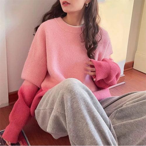 Pamella Color Gradient Sweater