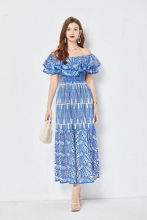 Liam Summer long Midi Dress