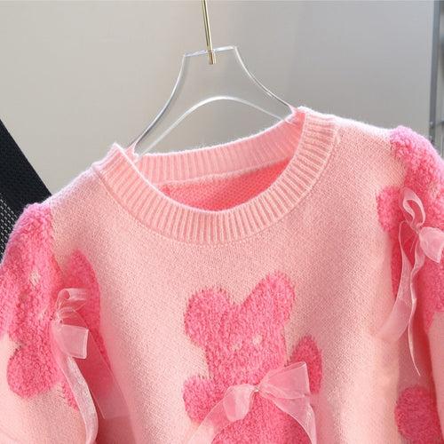 Teddy 3D detailing Sweaters