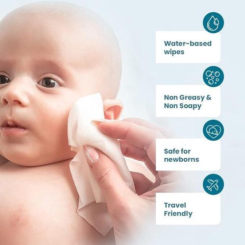 98% Pure Water Baby Wipes - Travel Friendly Pack (15 pcs)
