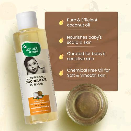 Cold Pressed Coconut Oil for Babies - Gentle & Nourishing